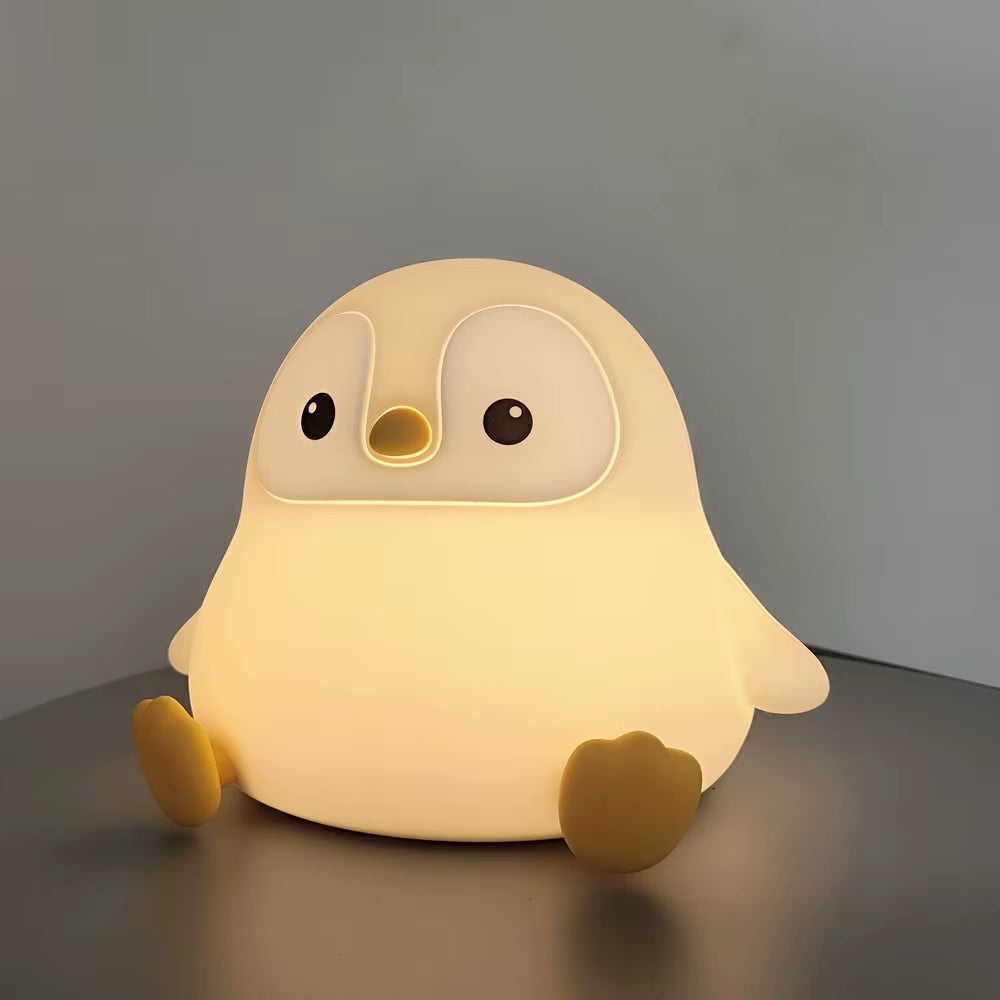 Cute Duck Capybara Night Light for Kids Animal Silicone Nursery Night Lamp Touch Control Nightlight Rechargeable beside Lamp