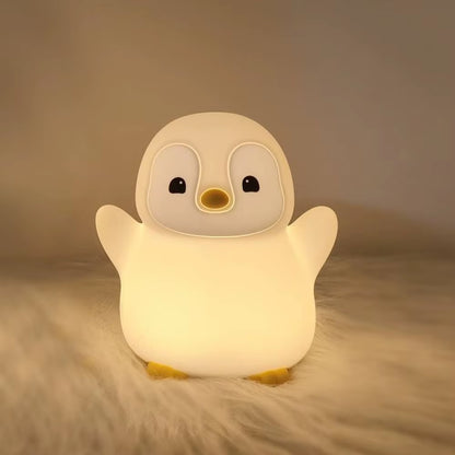Cute Duck Capybara Night Light for Kids Animal Silicone Nursery Night Lamp Touch Control Nightlight Rechargeable beside Lamp